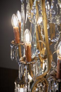 Brass and Crystal Moscow Chandelier 1960s - 4510506