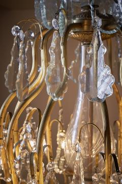 Brass and Crystal Moscow Chandelier 1960s - 4510507