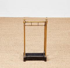 Brass and Iron Umbrella Stand - 4339358