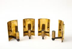 Brass and Iron Wall Lights Europe 20th c  - 3585000