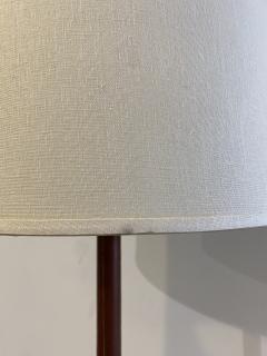 Brass and Leather Floor Lamp - 2095313