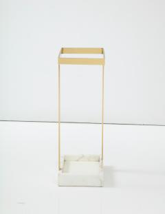 Brass and Marble Umbrella Stand by James Devlin - 2430076