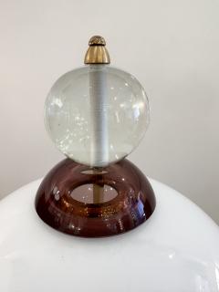 Brass and Murano Glass Lamp Italy 1990s - 3127296