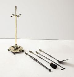 Brass and Steel Firetools in Brass Stand - 3924862