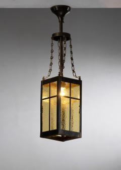 Brass and glass lantern - 4752070