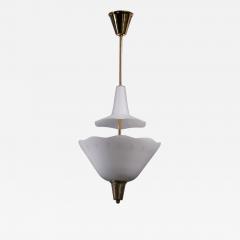 Brass and glass pendant - 3610600