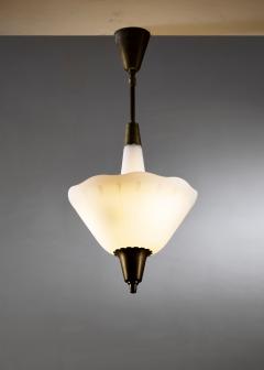 Brass and glass pendant - 4565667