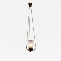 Brass and glass pendant - 4739342