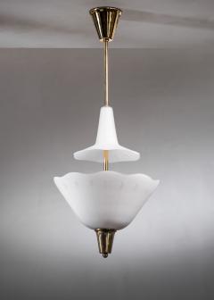 Brass and glass pendant - 4808602