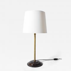 Brass and wood viennese secession lamp 1910s  - 4702063