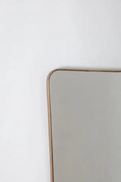 Brass frame mirror Italy c1950 - 3822975