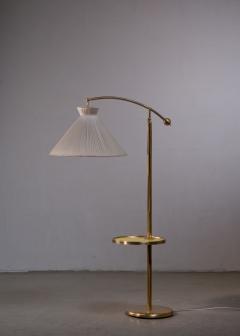 Brass height adjustable floor lamp Austria - 3031358