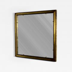 Brass square mirror 1960s  - 4702264