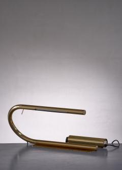 Brass tube desk lamp by Cheret - 1720027