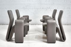 Brayton International Gray Leather Lounge Chairs 1980 - 2974585