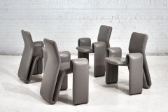 Brayton International Gray Leather Lounge Chairs 1980 - 2974586