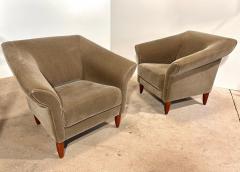 Brayton International Mohair Club Chairs 1999 - 4013712