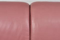 Brayton Pink Leather 10 Piece Modular Sofa 1980 - 2238055