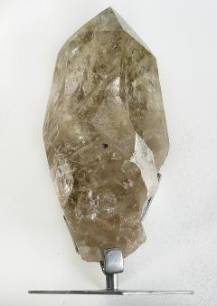 Brazilian Chlorite Garden Quartz Crystal Weighing 19lbs on Custom Made Stand - 4214861