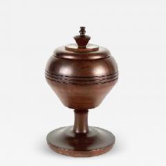 Brazilian Jacaranda Potiche with Lid 1 - 4392367