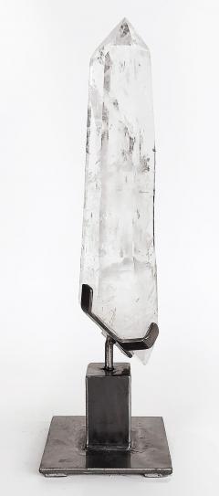 Brazilian Lemurian Seed Crystal Weighing 11 lbs Custom Made Stand - 4222498