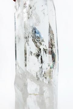 Brazilian Lemurian Seed Crystal Weighing 11 lbs Custom Made Stand - 4222513