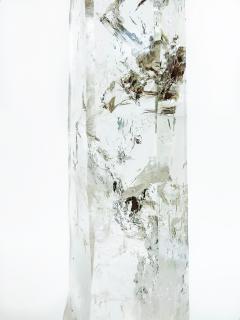 Brazilian Lemurian Seed Crystal Weighing 11 lbs Custom Made Stand - 4222519