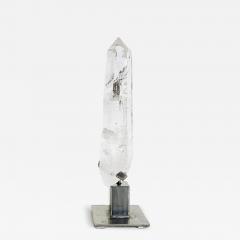 Brazilian Lemurian Seed Crystal Weighing 11 lbs Custom Made Stand - 4225673