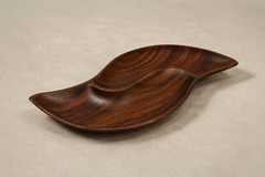 Brazilian Mid Century Modern Sculptural Platter in Solid Jacarand Rosewood - 4744124