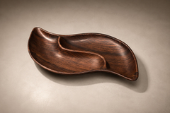 Brazilian Mid Century Modern Sculptural Platter in Solid Jacarand Rosewood - 4744131