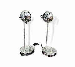 Brazilian Mid Century Modern Table Lamps Plated in Chrome Unknown 1960s - 4416833