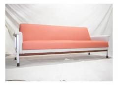 Brazilian Mid Century Pink Sofa Bed by Catalina S A c 1960s - 3856906