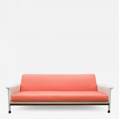 Brazilian Mid Century Pink Sofa Bed by Catalina S A c 1960s - 3911310