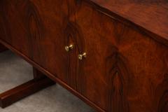 Brazilian Modern Adjustable Bookshelf with Cabinets in Rosewood Brazil 1960s - 4488653