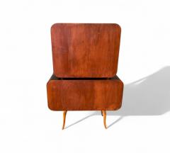 Brazilian Modern Bar in Rosewood with Glass interior Unknown - 4416770