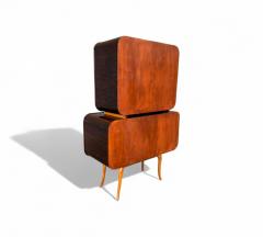 Brazilian Modern Bar in Rosewood with Glass interior Unknown - 4416771