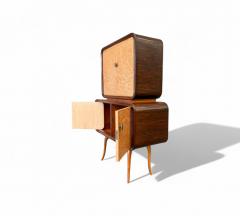 Brazilian Modern Bar in Rosewood with Glass interior Unknown - 4416772