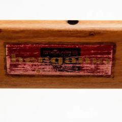 Brazilian Modern Coffee Table in Hardwood Marble by Moveis Bergamo 1950 s - 3183924