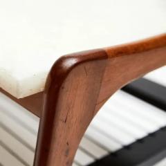 Brazilian Modern Coffee Table in Hardwood Marble by Moveis Bergamo 1950 s - 3183996