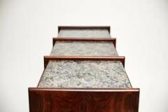 Brazilian Modern Credenza Divider in Hardwood Granite 1960s Brazil - 3186532