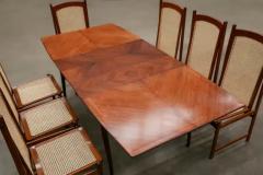 Brazilian Modern Dining Table in Caviuna Hardwood 1960s Brazil - 3193645