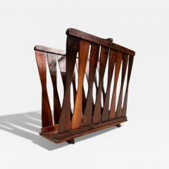 Brazilian Modern Magazine Rack in Rosewood Unknown 1960s Lot 150A - 4632045