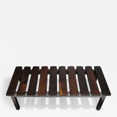 Brazilian Modern Mid Century Exotic Wood Bench or Coffee Table - 3343215