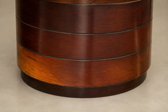 Brazilian Modern Rosewood Ice Bucket with Sculptural Turned Handles Lot 959 - 4707587