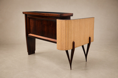 Brazilian Modern Sculptural Bar in Rosewood with Curved Legs Brazil Lot 1113 - 4707576