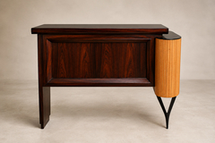 Brazilian Modern Sculptural Bar in Rosewood with Curved Legs Brazil Lot 1113 - 4707584