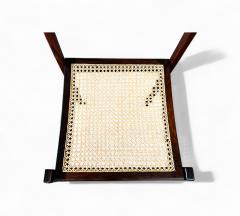 Brazilian Modern Set of 4 Dining Chairs in Hardwood Cane Unknown 1960s - 4416742