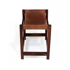 Brazilian Rosewood Stools in Saddle Leather FAI Fatima Arquitetura Interiores - 2674917