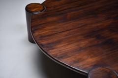 Brazilian modern large round coffee table 1960s - 1940838