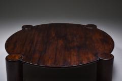 Brazilian modern large round coffee table 1960s - 1940839